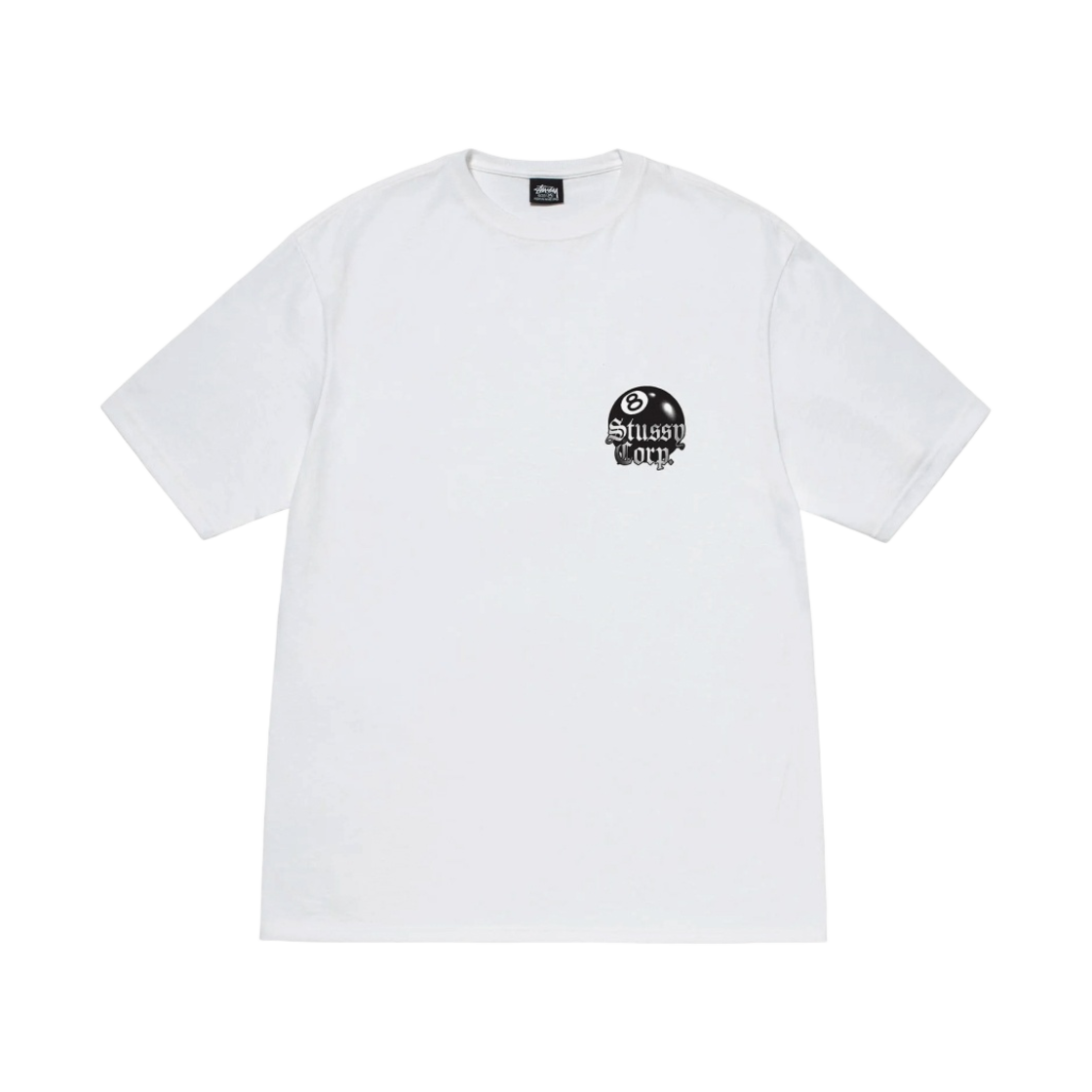 스투시 8볼 코퍼레이션 티셔츠 화이트(Stussy 8 Ball Corp T-Shirt White) - 2
