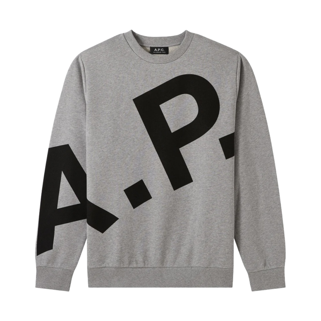 COFBQ-M27817-PLB A.P.C. Cory Sweatshirt Heather Pale Grey