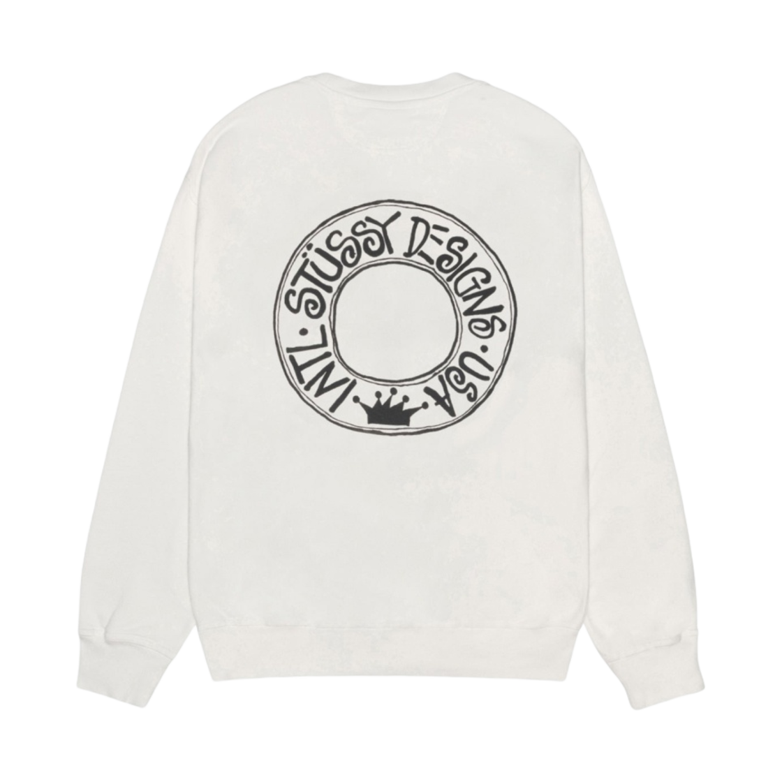 1915052 Stussy Buana Pigment Dyed Crew Natural