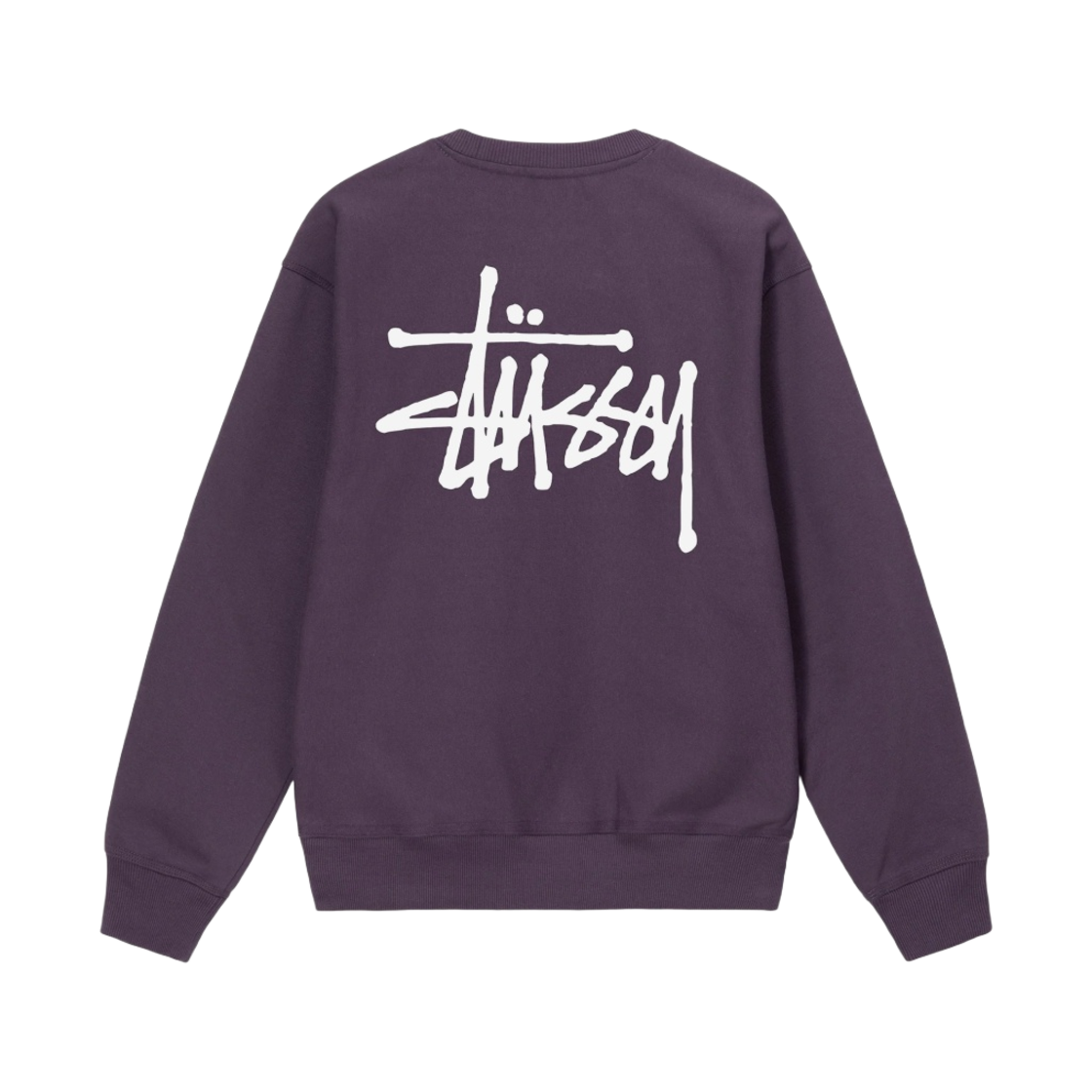 스투시 베이직 스투시 크루넥 그레이프 2023(Stussy Basic Stussy Crew Grape 2023) - 1
