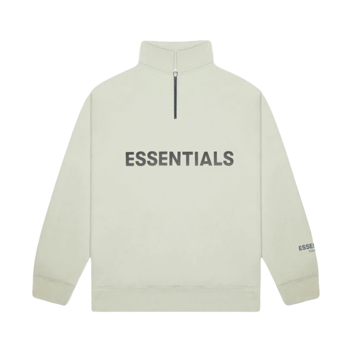 에센셜 하프집 풀오버 알파파 세이지 - 20FW