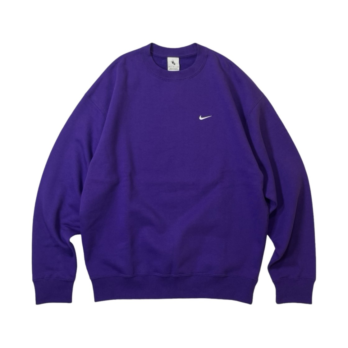 DX1361-504 Nike Solo Swoosh Fleece Crew Purple - US/EU