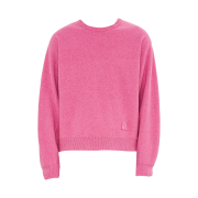 Wooyoungmi Leather Patch Knit Pink - 23SS