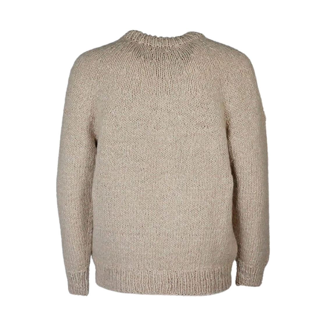 코모리 캐시미어 핸드 스펀 핸드 니트 에크루 - 24AW(Comoli Cashmere Hand Spun Hand Knit Ecru - 24AW)