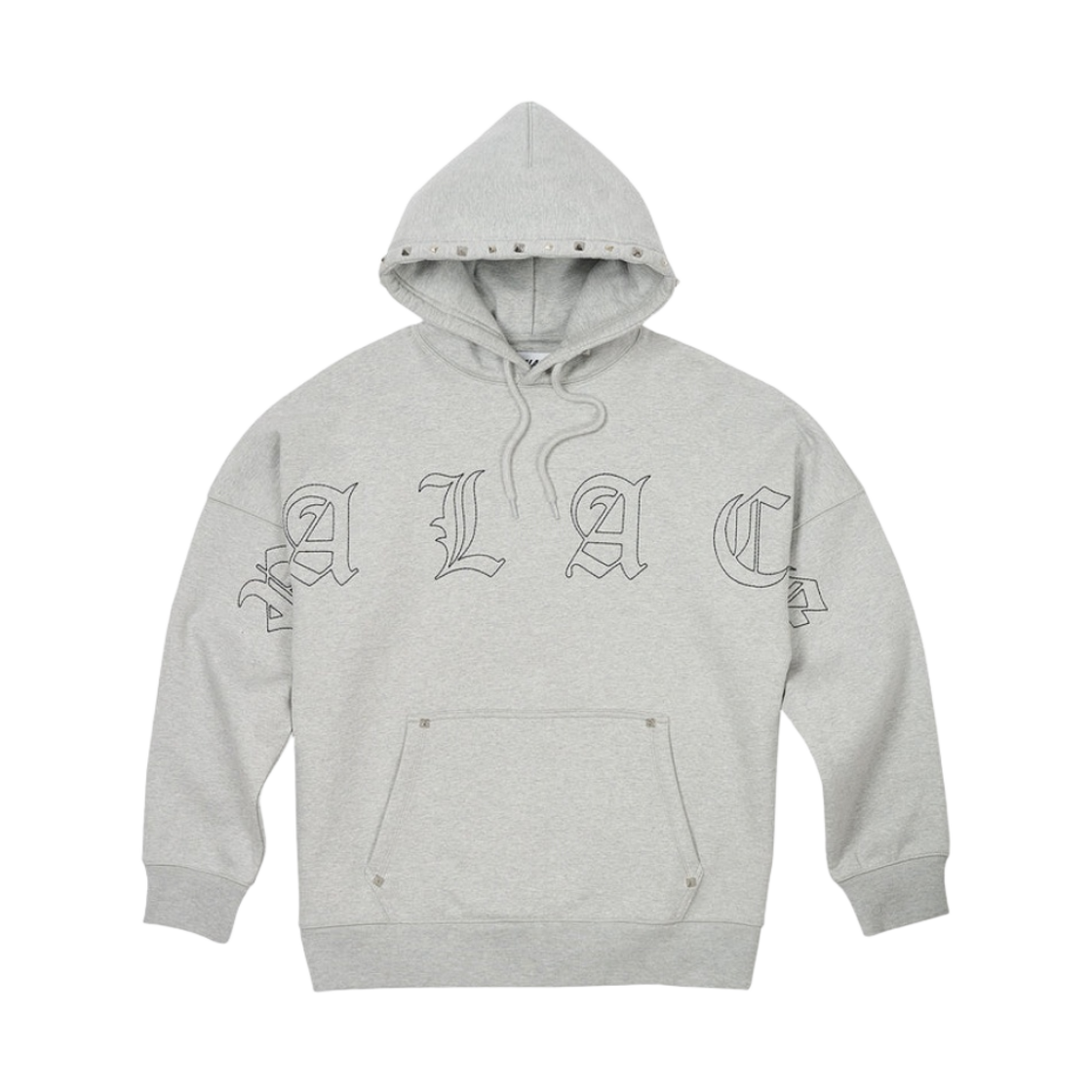 팔라스 스터드 후드 그레이 말 - 23SS(Palace Stud Hood Grey Marl - 23SS) - 1