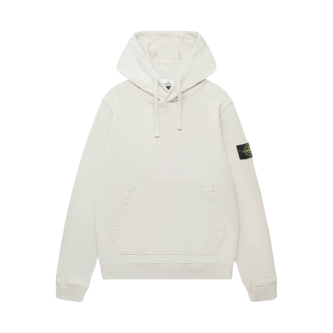 791564151-V0097 Stone Island 64151 Cotton Fleece Garment Dyed Hooded Sweatshirt Stucco - 23FW