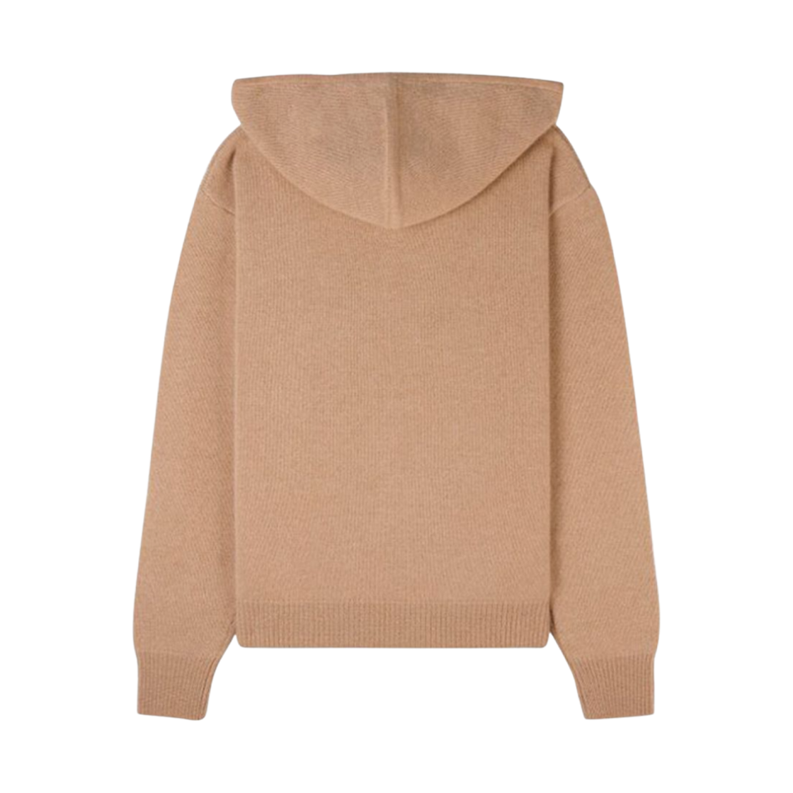 (W) 스포티 앤 리치 파인 니트 드로우스트링 후드 카멜((W) Sporty & Rich Fine Knit Drawstring Hoodie Camel) - 2