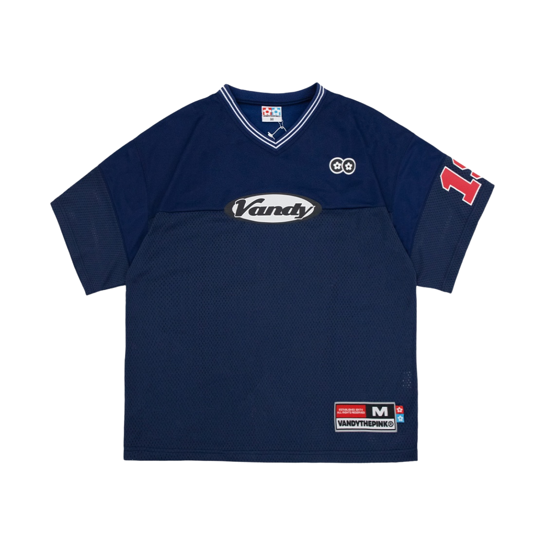 - Vandy The Pink Mesh T-Shirt Blue