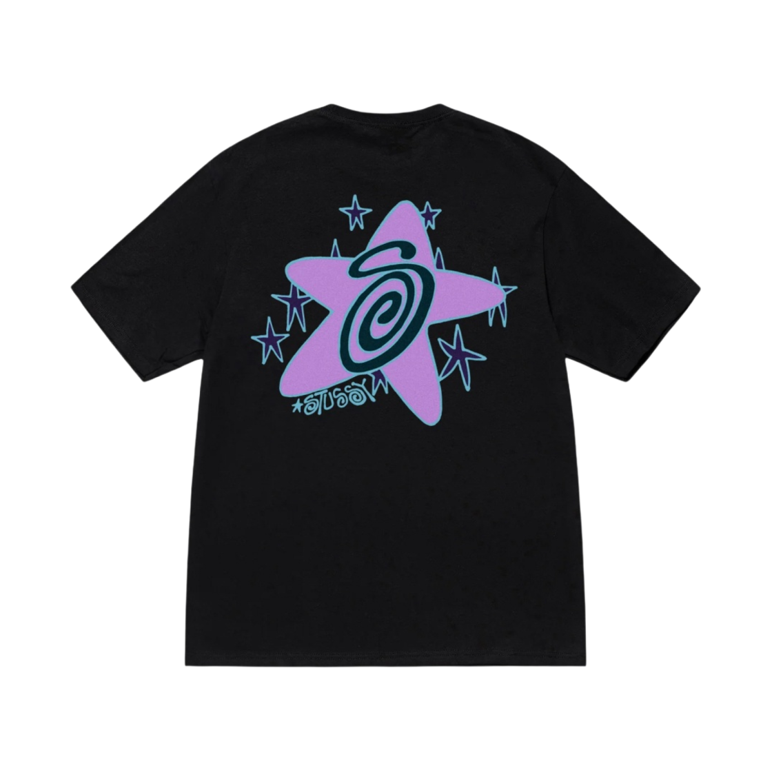 스투시 갤럭시 티셔츠 블랙(Stussy Galaxy T-Shirt Black) - 1