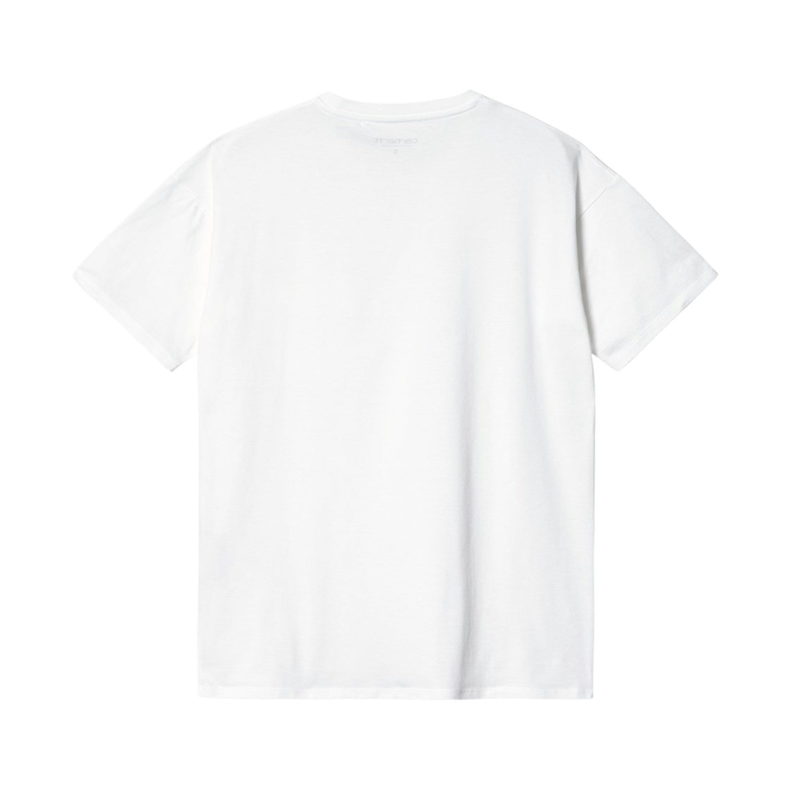(W) 칼하트 WIP 포켓 티셔츠 화이트((W) Carhartt WIP Pocket T-Shirt White) - 2