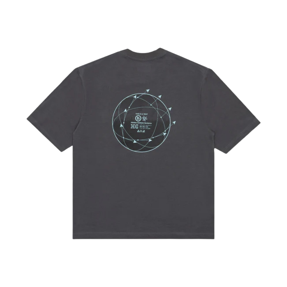 히든 NY x 골드윈 오버사이즈 포켓 S/S 티셔츠 차콜(Hidden NY x Goldwin Oversized Pocket S/S T-Shirt Charcoal)