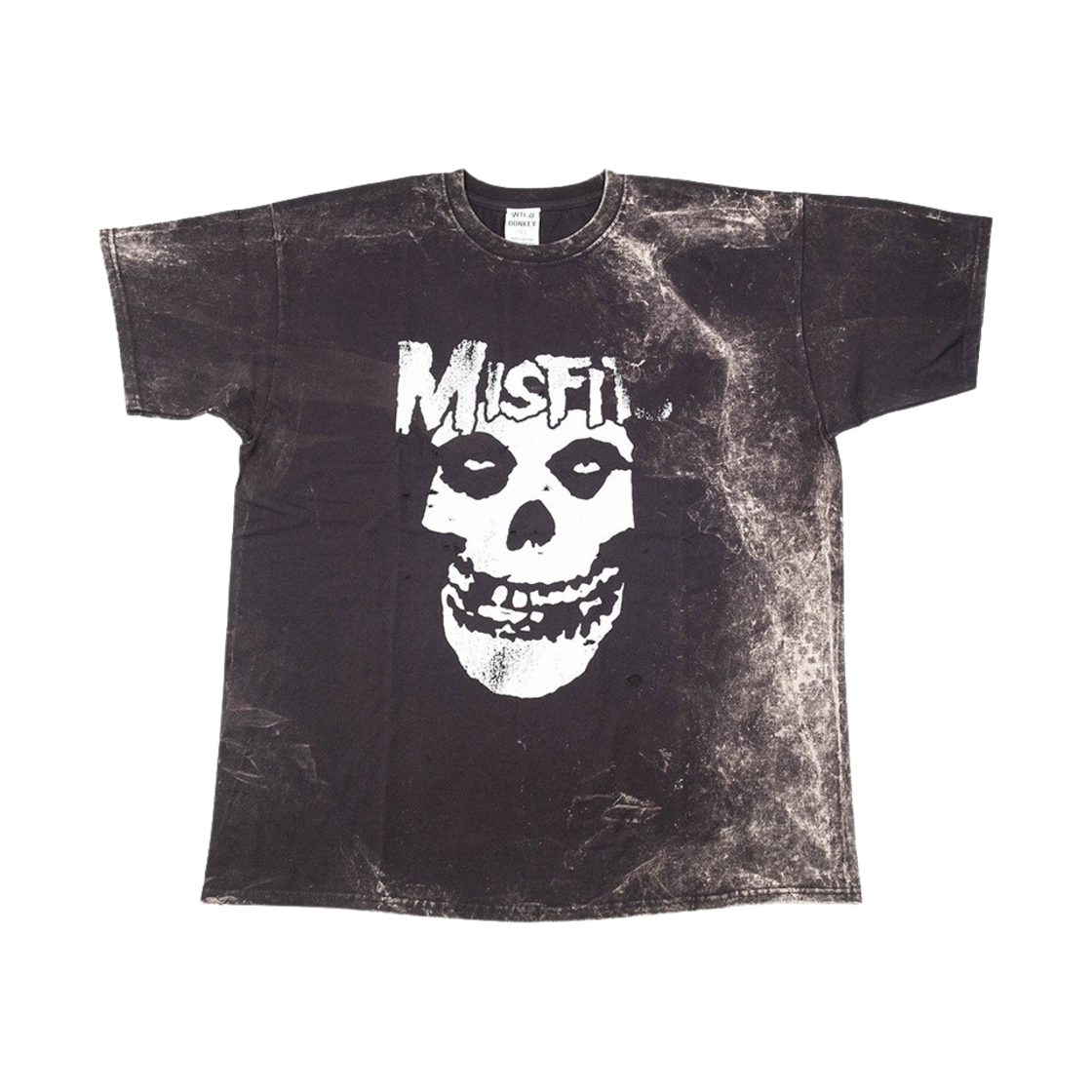 [KREAM 단독] 와일드 동키 미스피츠 티셔츠 페이디드 블랙([KREAM 단독] Wild Donkey Misfits T-Shirt Faded Black)