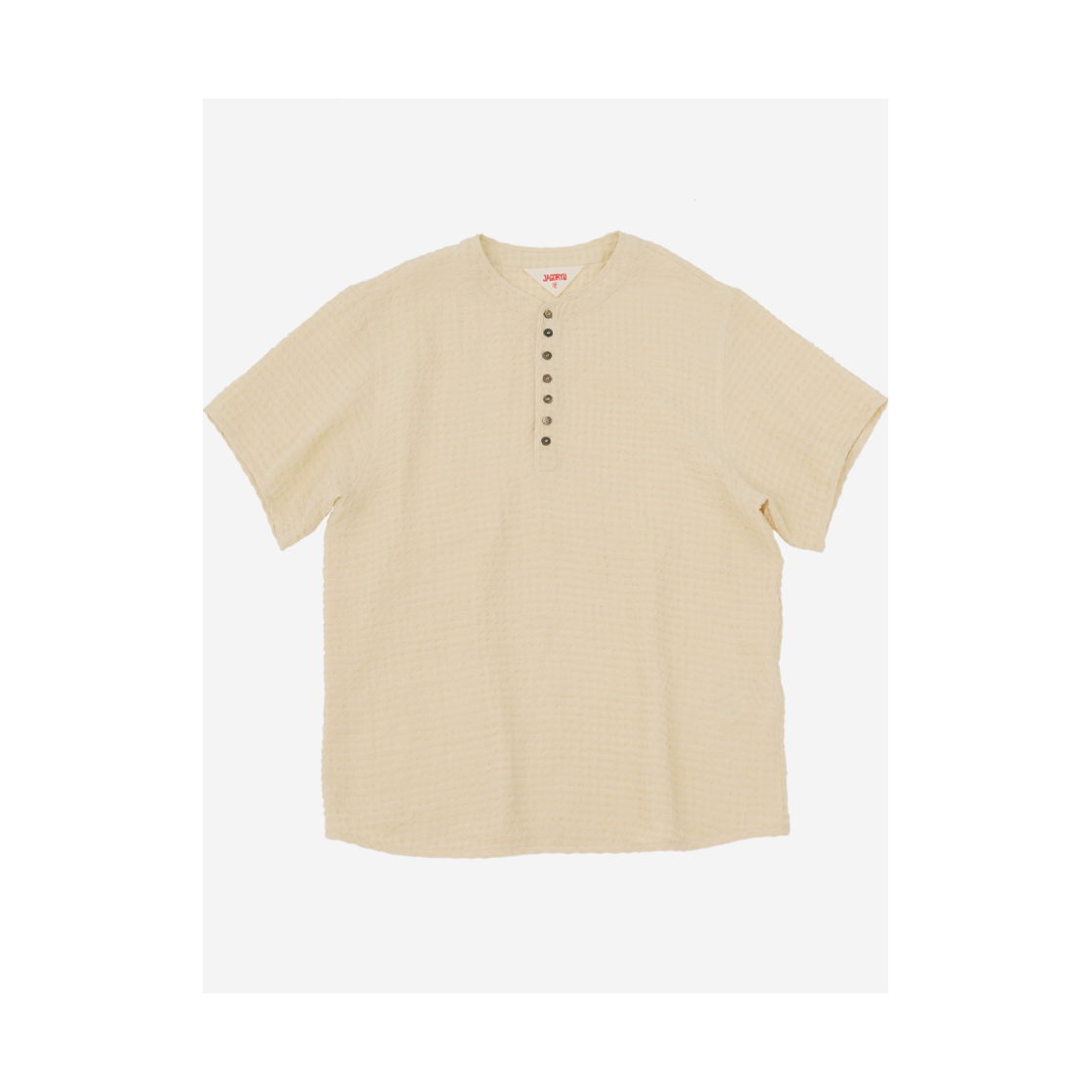 자고류 티 다잉 헨리넥 블랙티(Jagoryu Tea Dyeing Henley Neck Black Tea)
