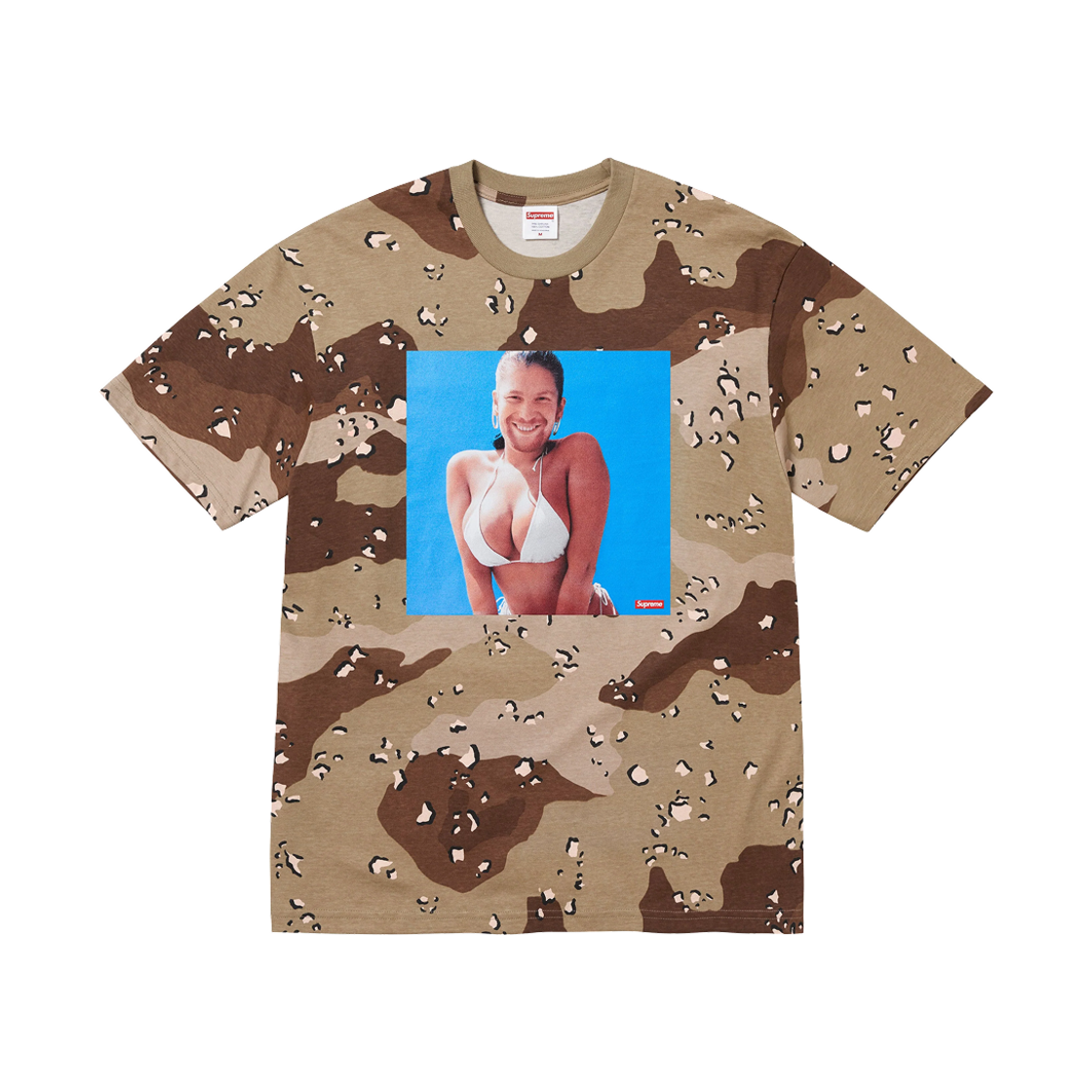 슈프림 x 에이펙스 트윈 윈도우리커 티셔츠 초콜릿 칩 카모 - 25SS(Supreme x Aphex Twin Windowlicker T-Shirt Chocolate Chip Camo - 25SS)