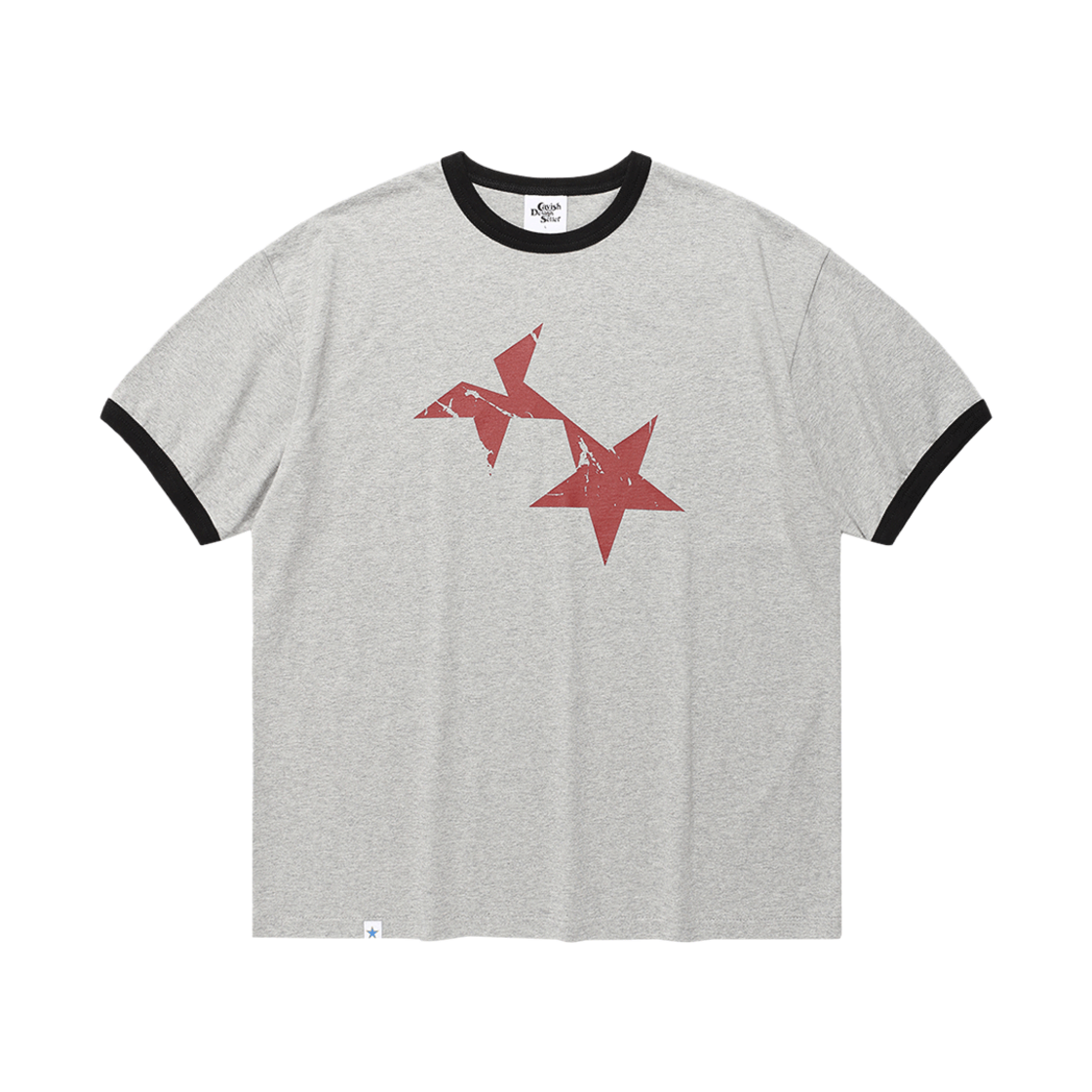 카비시 트윈 스타 링거 숏슬리브 티셔츠 그레이(CAVISH Twin Star Ringer SS Tee Grey)