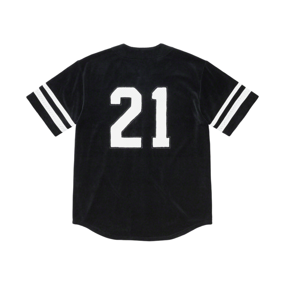 슈프림 벨루어 베이스볼 저지 블랙 - 20FW(Supreme Velour Baseball Jersey Black - 20FW) - 2