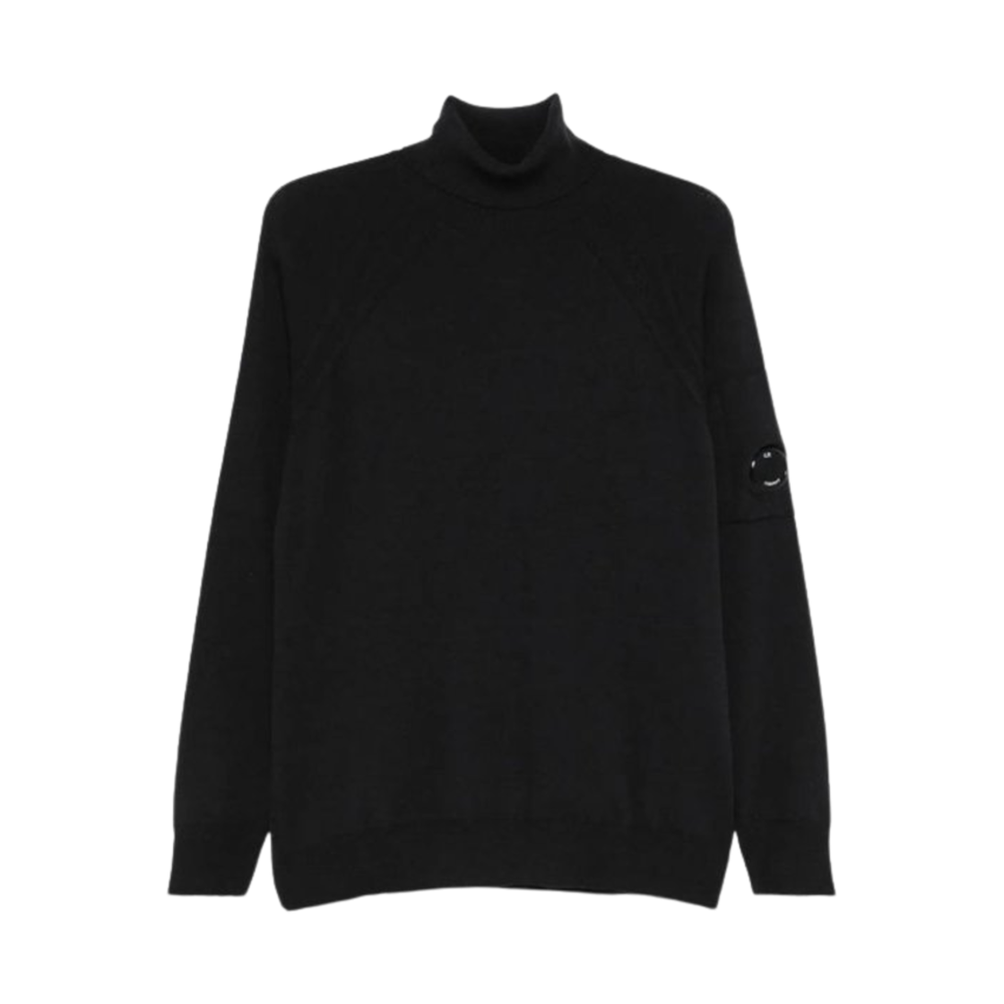 17CMKN192A005528A999 C.P. Company Lambswool Turtleneck Knit Black - 24FW