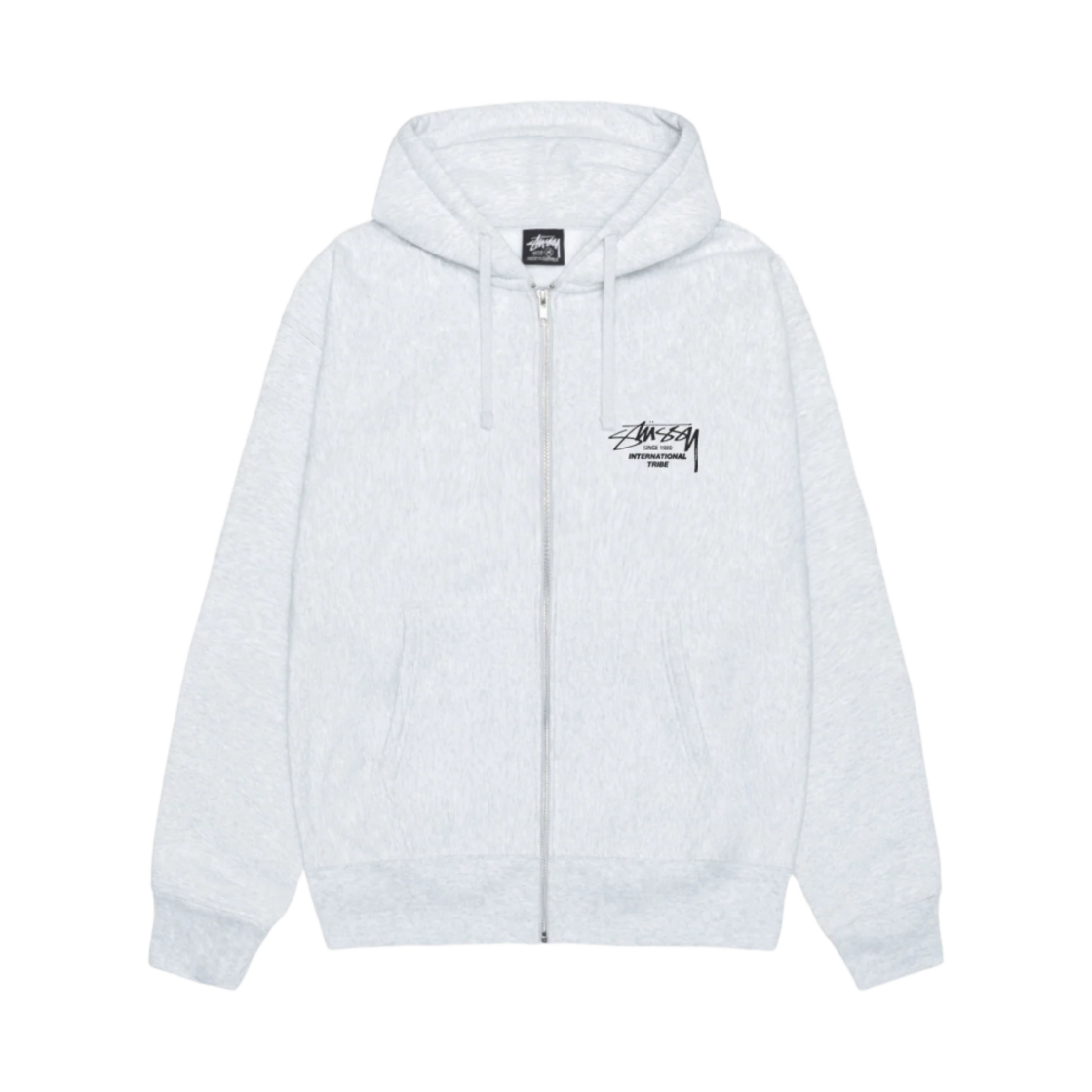 스투시 비트 사운드 집 후드 애쉬 헤더(Stussy Beat Sounds Zip Hoodie Ash Heather) - 2