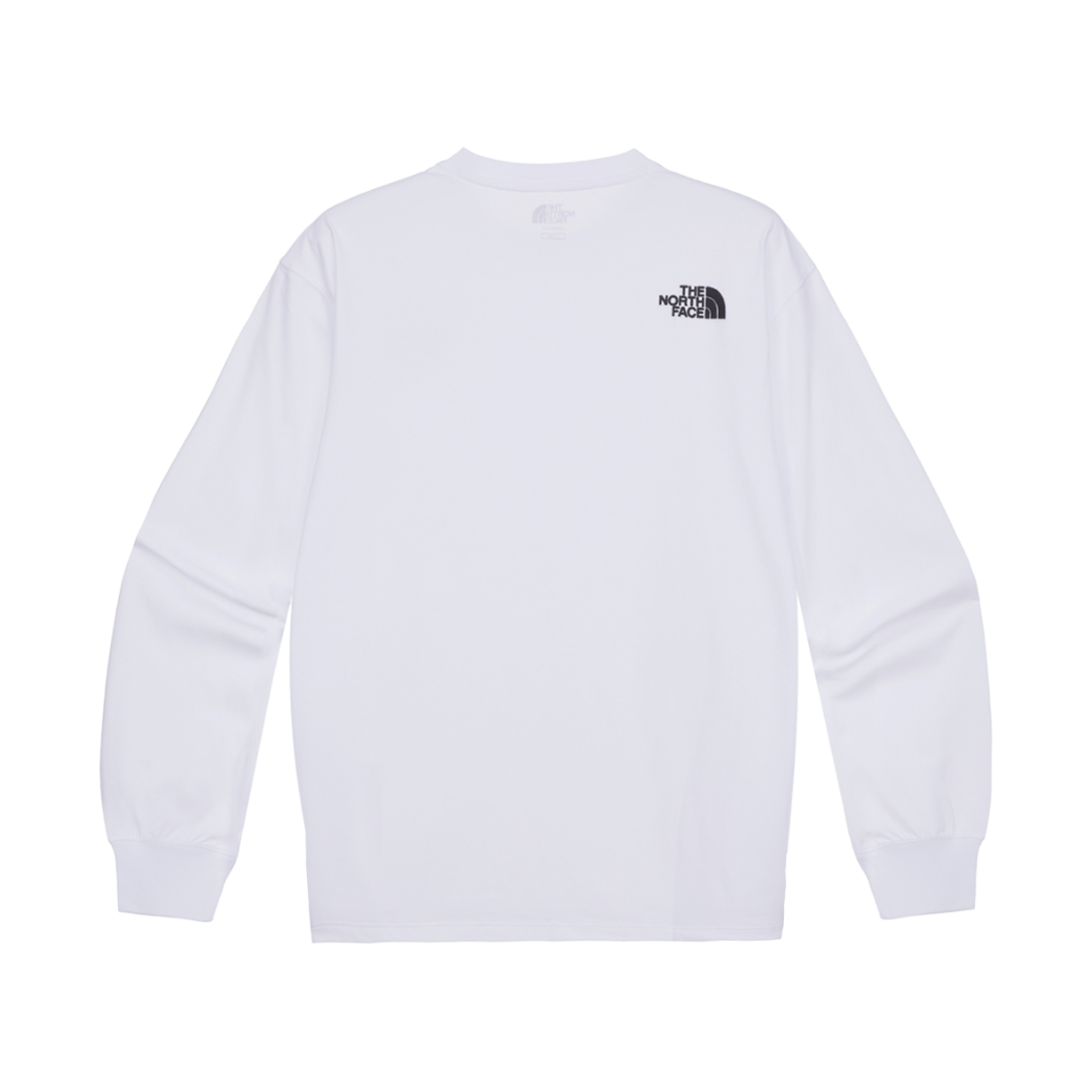 노스페이스 에센셜 롱슬리브 라운드넥 티셔츠 화이트(The North Face Essential L/S Roundneck T-Shirt White) - 2