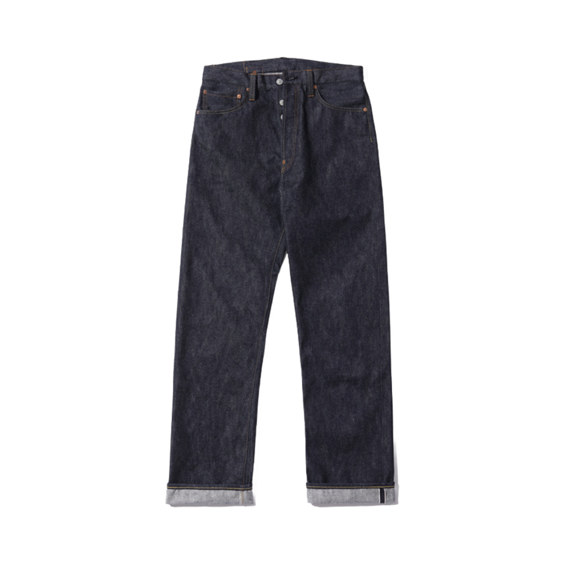 SC41937US Sugar Cane Made in USA 13 oz. Blue Denim Waist Overalls 1937 Model One Wash