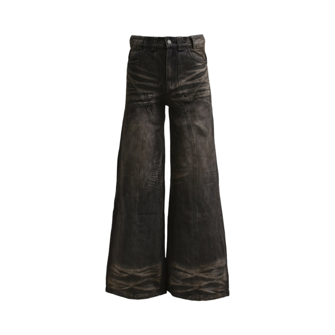 노페이스 스튜디오 썬 페이디드 듄 배기 데님 블랙(No/Faith Studios Sun Faded Dune Baggy Denim Black)