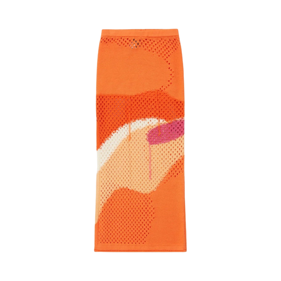 - (W) House of Sunny Pompelmo Sunset Knit Skirt Multi