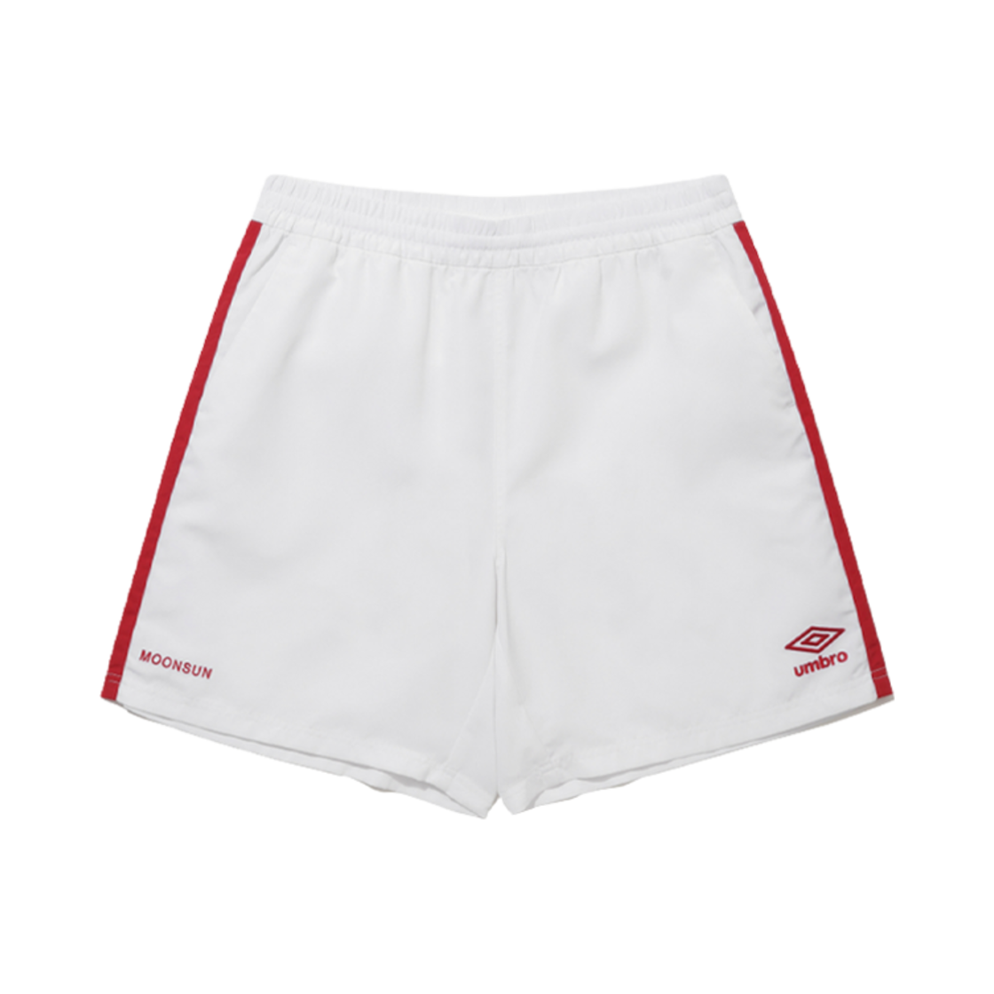 엄브로 x 문선 우븐 쇼츠 화이트(Umbro x Moonsun Woven Shorts White)