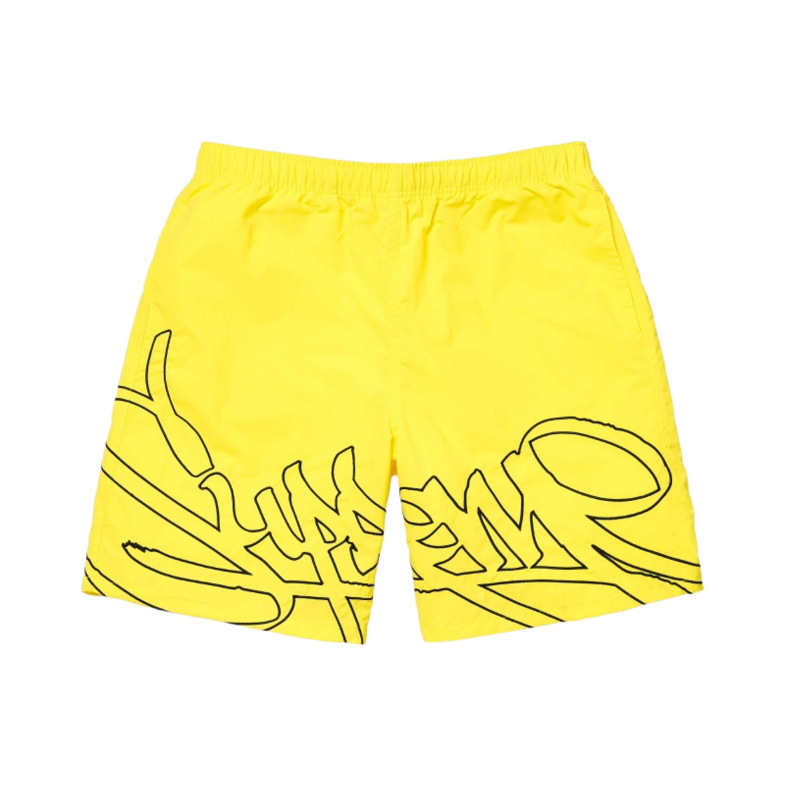 - Supreme Tag Water Short Yellow - 24SS
