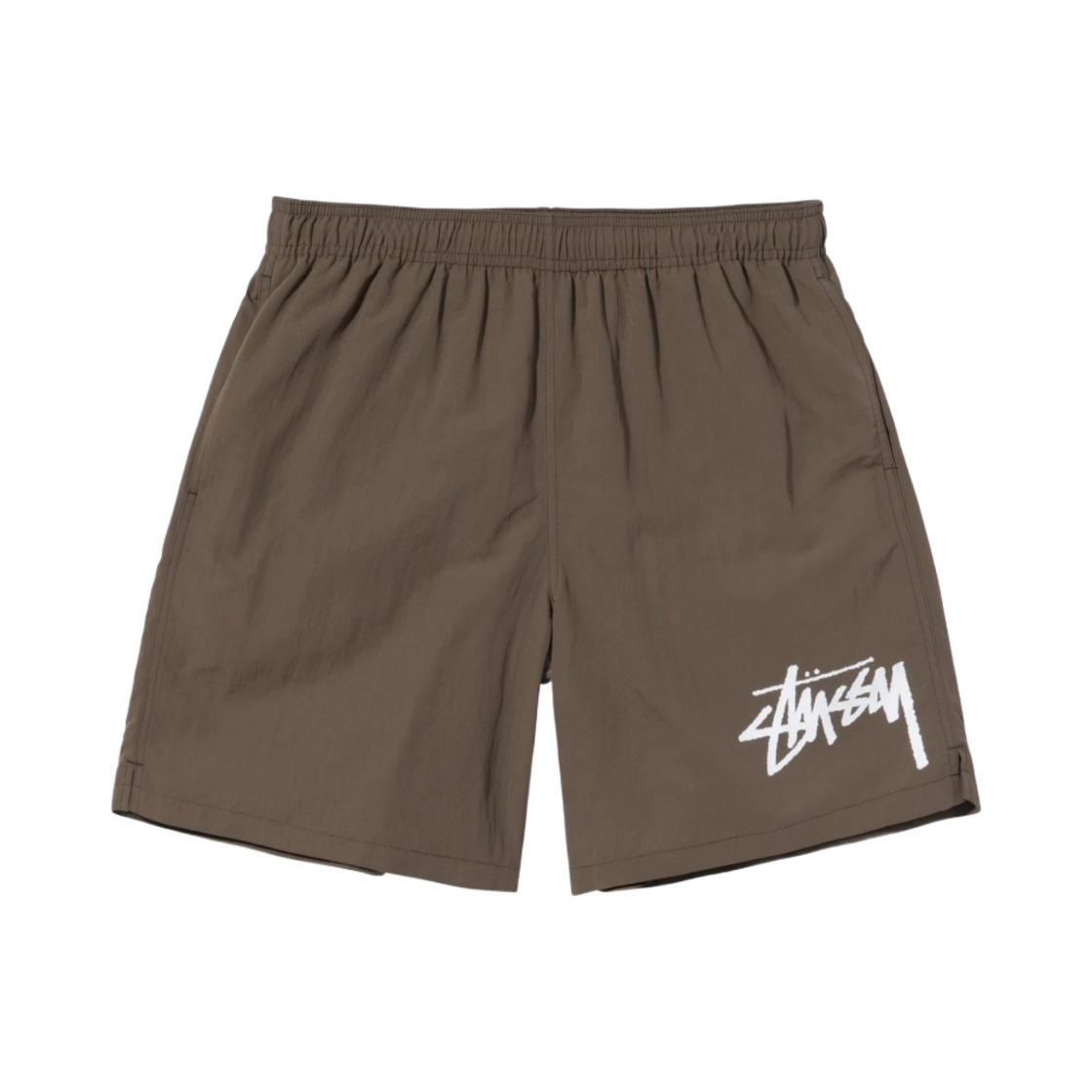 113142 Stussy Big Stock Water Shorts Brown - 대표 이미지 #1