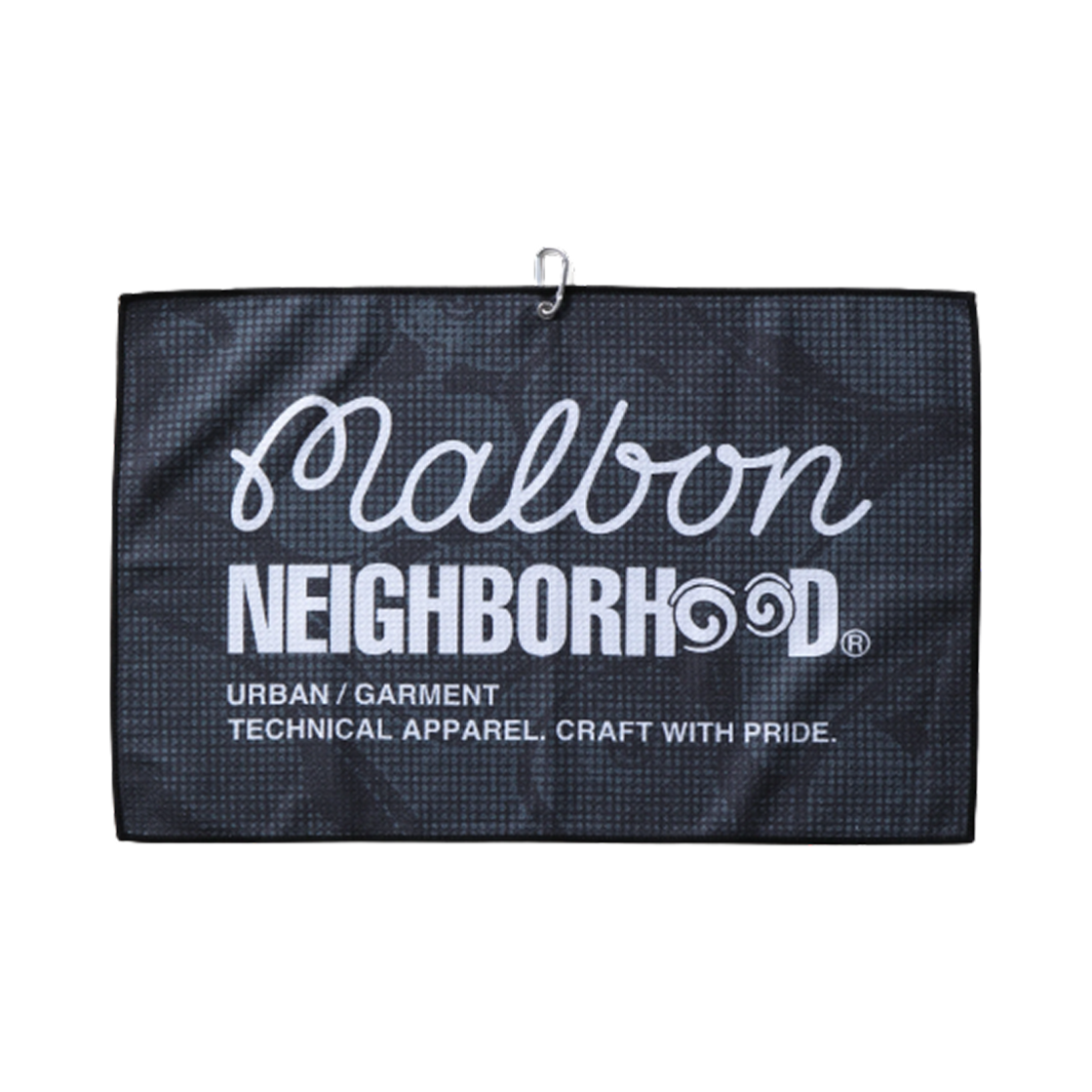 2515654N-AC01 Neighborhood x Malbon Golf Towel Black