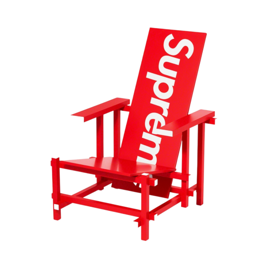 Supreme Gerrit T.Rietveld Red and Blue Chair for Cassina Red - 22FW
