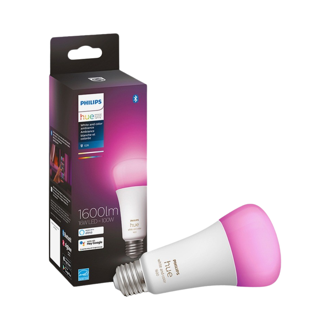 필립스 휴 컬러 앰비언스 1600루멘 13W 전구(Philips Hue WCA 13W 1600 E26 KR)