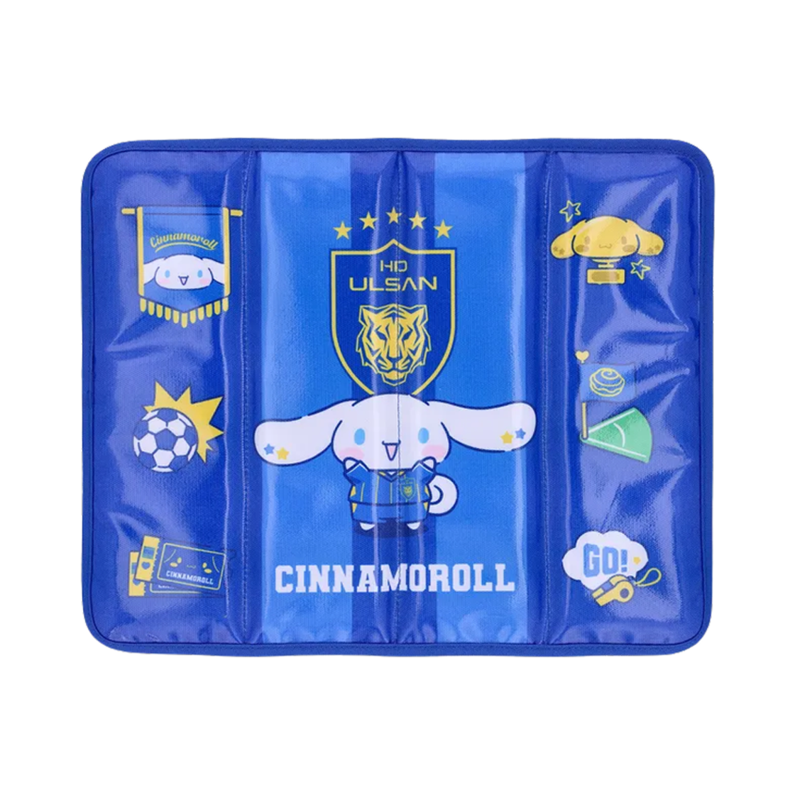 K 리그 x 산리오 캐릭터즈 2025 4단 접이식 방석 시나모롤 울산 HD FC 블루(K League x Sanrio Characters 2025 4 Stage Folding Cushion Cinnamoroll Ulsan HD FC Blue)