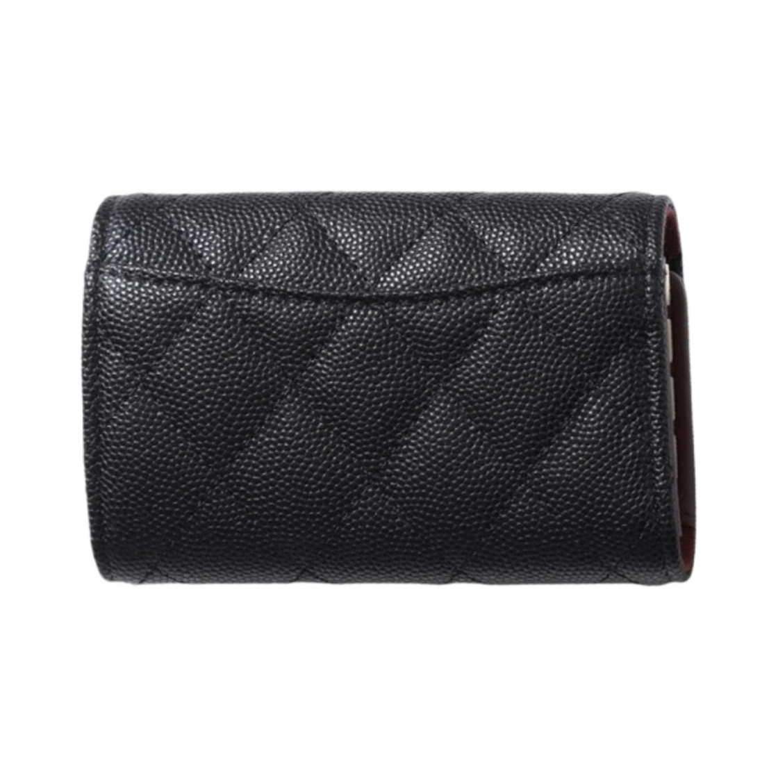 샤넬 클래식 플랩 키 체인 그레인드 샤이니 카프스킨 & 골드 메탈 블랙(Chanel Classic Flap Keychain Grained Shiny Calfskin & Gold Black) - 3