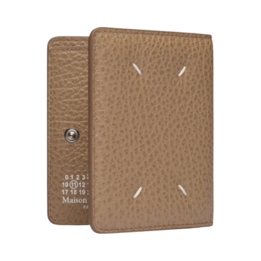 Maison Margiela Four Stitches Pocket Card Holder Chamois