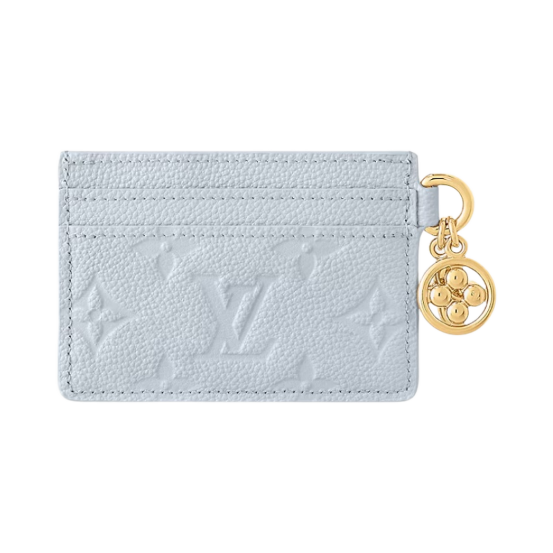 M83585 Louis Vuitton LV Charms Card Holder Monogram Empreinte Blue Olympe - #2