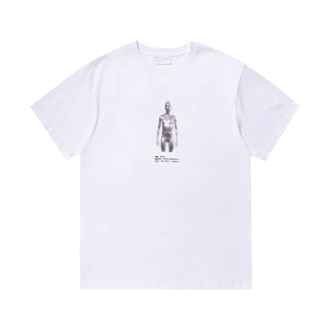 【SANSAN GEAR】 23SS CHROME BODY T-SHIRT OFF-WHITE SAN SAN GEAR] 23SS CHROME BODY T-SHIRT OFF-WHITE 正規品 韓国