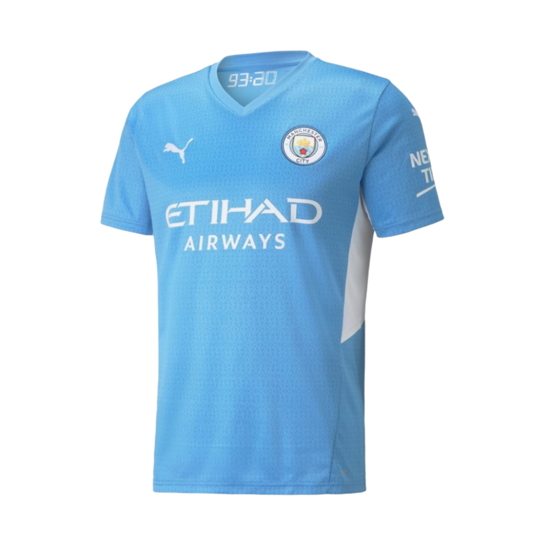 푸마 맨체스터 시티 2021/22 홈 저지 팀 라이트 블루 (논 마킹 버전)(Puma Manchester City 2021/22 Home Jersey Team Light Blue (Non Marking Ver.))