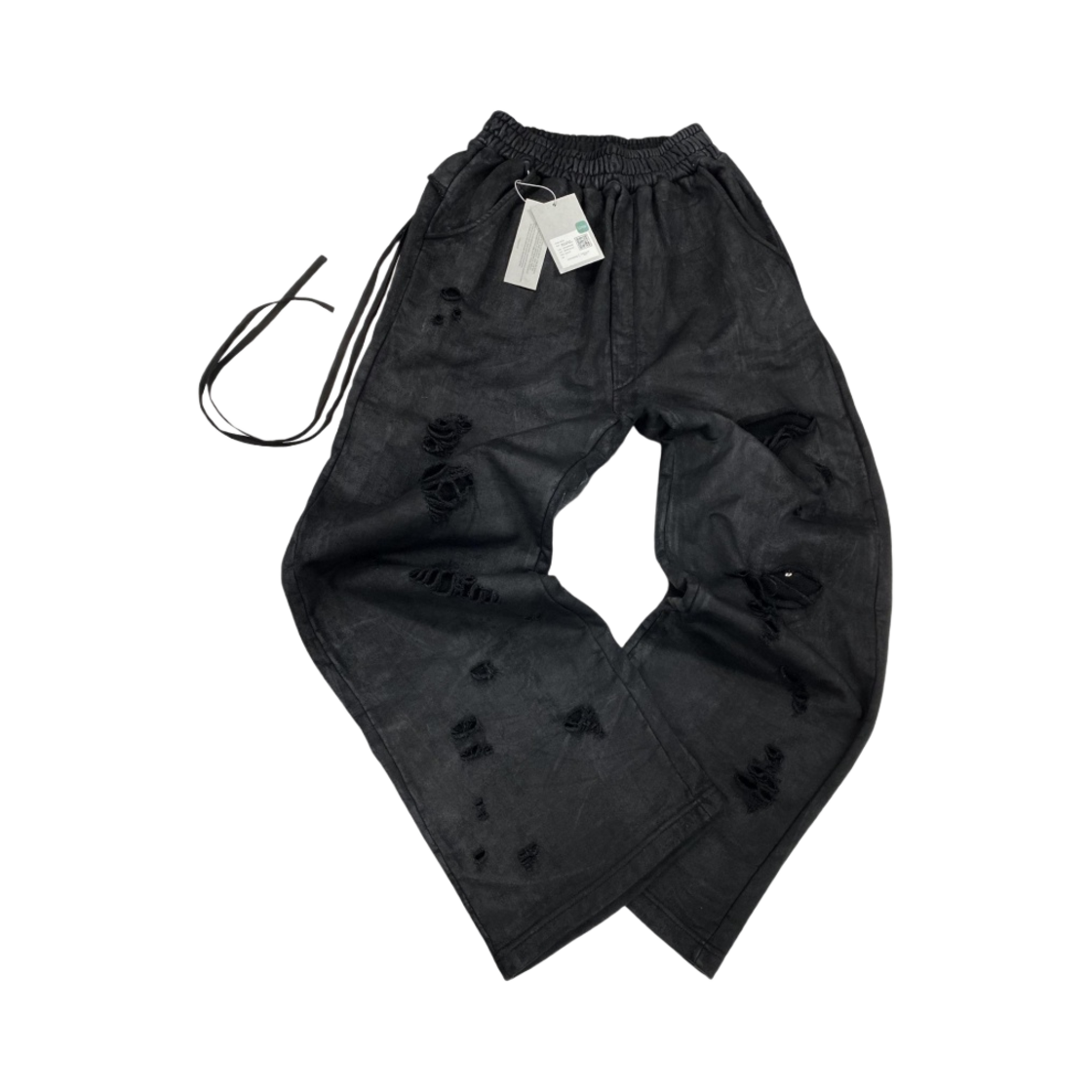 언더마이카 월러스 더티 페인트 코티드 데미지 스웨트팬츠 캐슬락 - 23SS