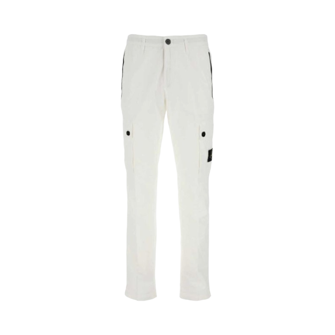 스톤 아일랜드 303WA 브러쉬드 코튼 캔버스 가먼트 다이드 카고 팬츠 화이트 - 23SS(Stone Island 303WA Brushed Cotton Canvas Garment Dyed Cargo Pants White - 23SS) - 1