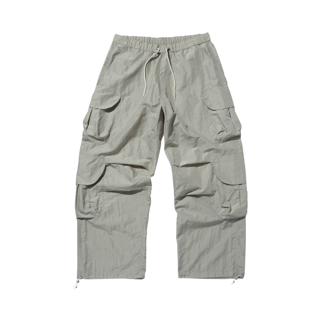 스웨이드 나일론 카고 팬츠 라이트 그레이(Suade Nylon Cargo Pants Light Grey)