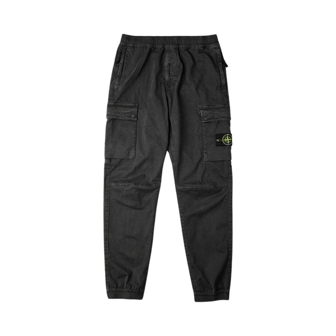 스톤 아일랜드 313L1 스트레치 코튼 카고 트라우저 리드 그레이 - 24FW(Stone Island 313L1 Stretch Cotton Cargo Trousers Lead Grey - 24FW)