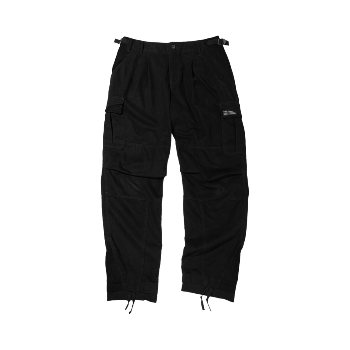 ET2403PT05BK ETCE Prototype Layered Cargo Pants Black