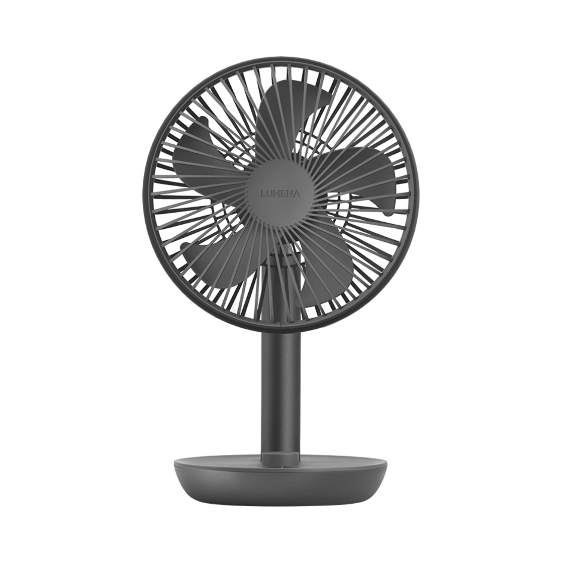 루메나 FAN STAND 3Z 탁상용 무선 선풍기 미드나잇 그레이(Lumena FAN STAND 3Z Desktop Wireless Fan Midnight Gray)