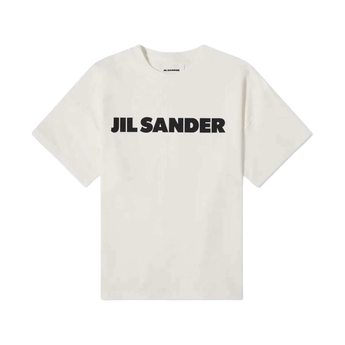 JSMT707045-MT248508-102 Jil Sander Logo T-Shirt Natural - 21FW