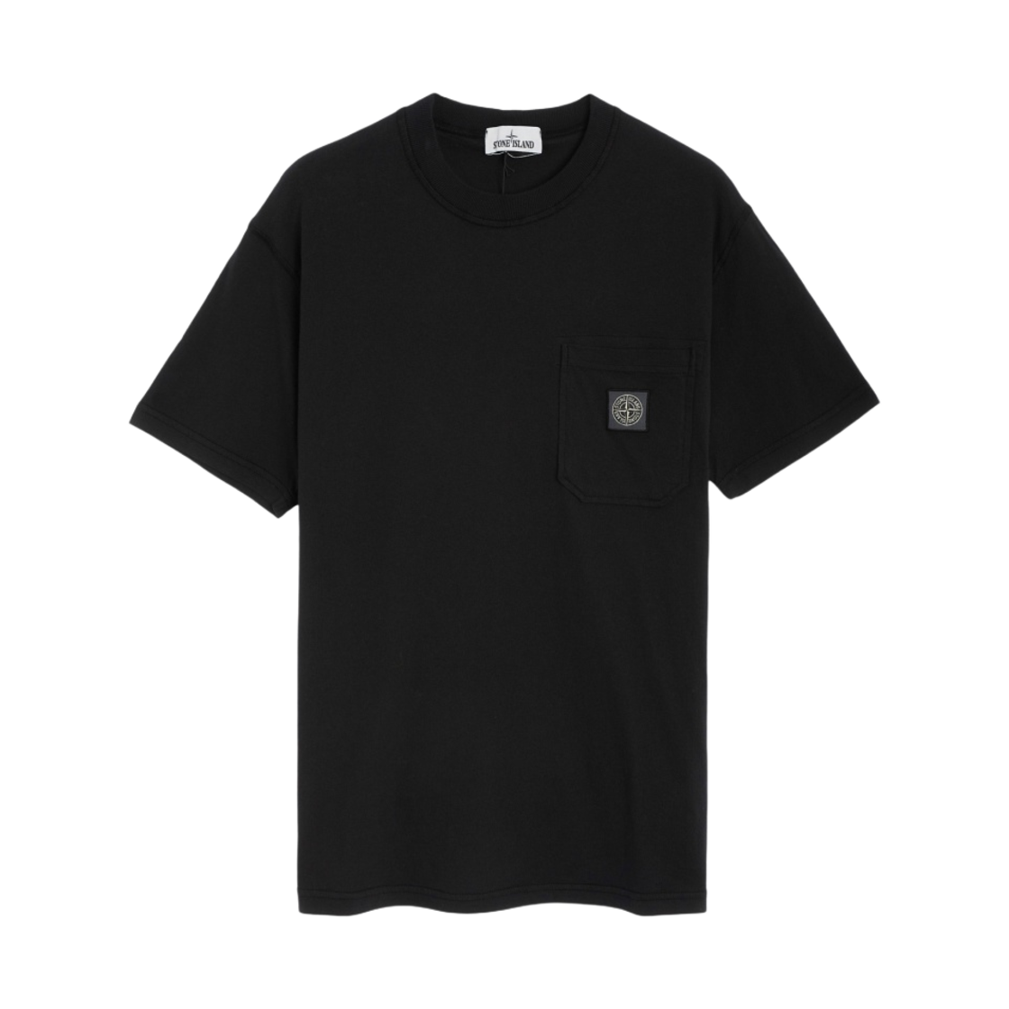 스톤 아일랜드 21957 피사토 트리트먼트 티셔츠 블랙 - 22SS(Stone Island 21957 Fissato Treatment T-Shirt Black - 22SS) - 1
