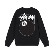 Stussy 8 Ball Crew Black - 21FW