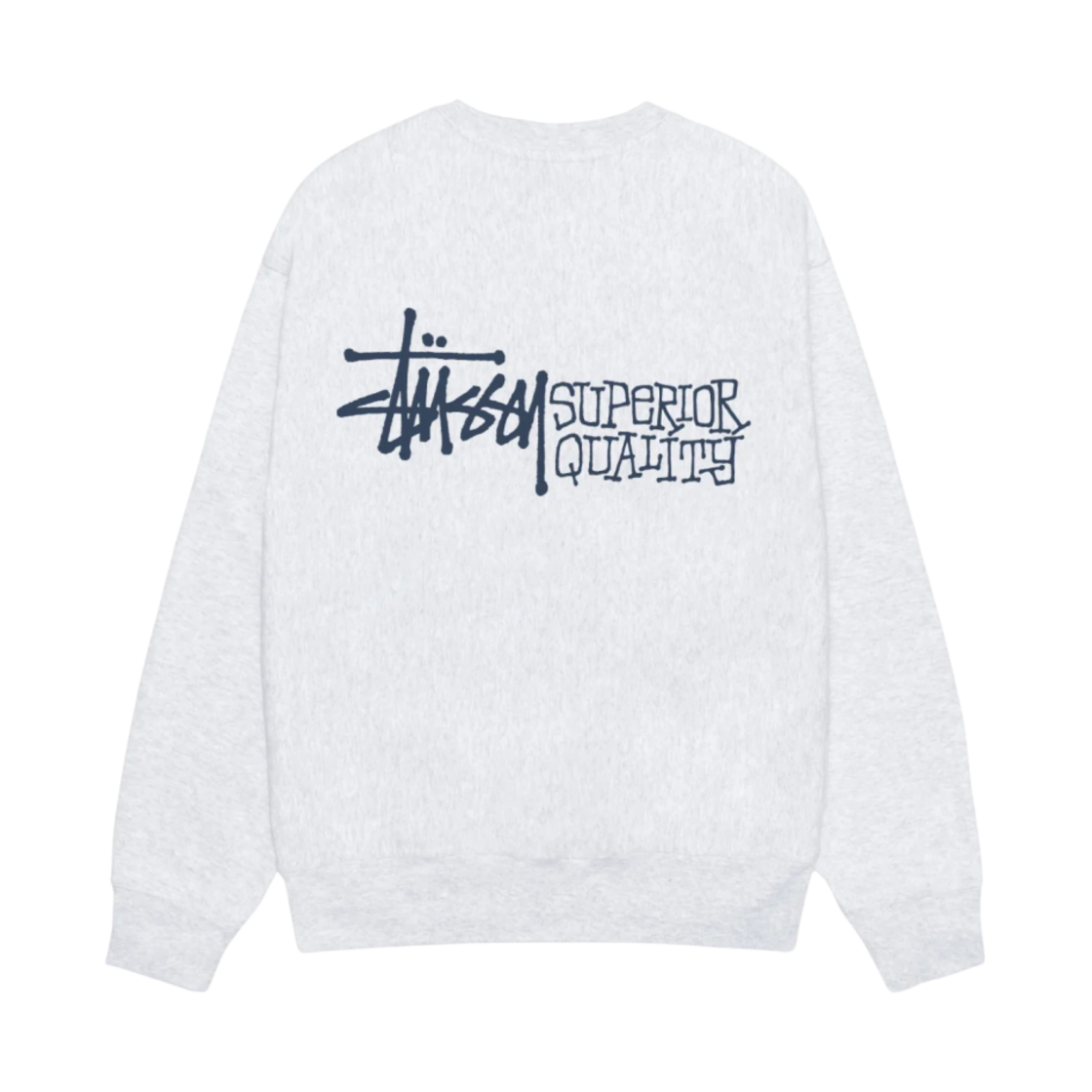 1915058 Stussy Superior Quality Crew Ash Heather