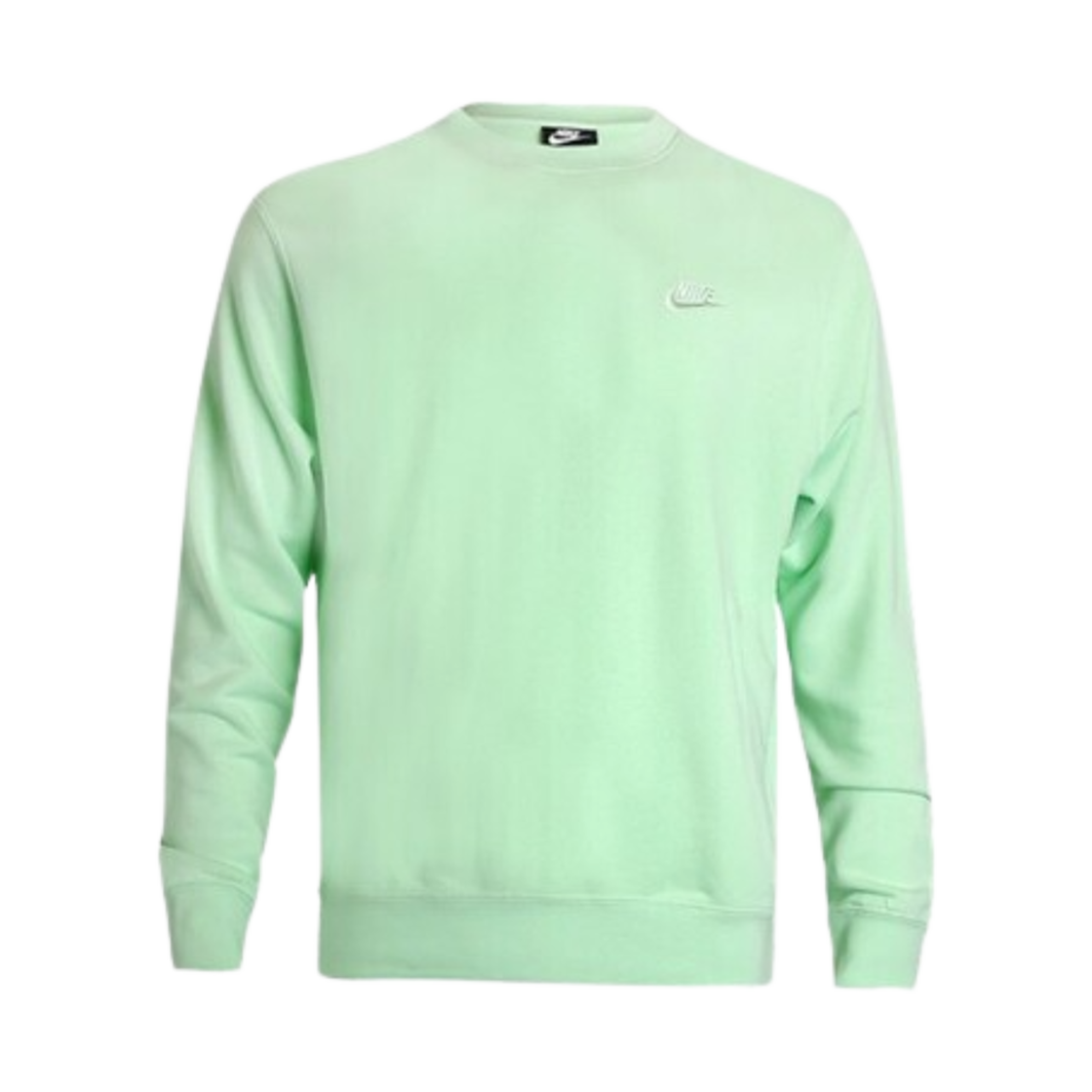 BV2667-376 Nike NSW Club French Terry Crew Sweatshirt Vapor Green - Asia