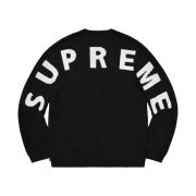 Supreme Back Logo Sweater Black - 20SS
